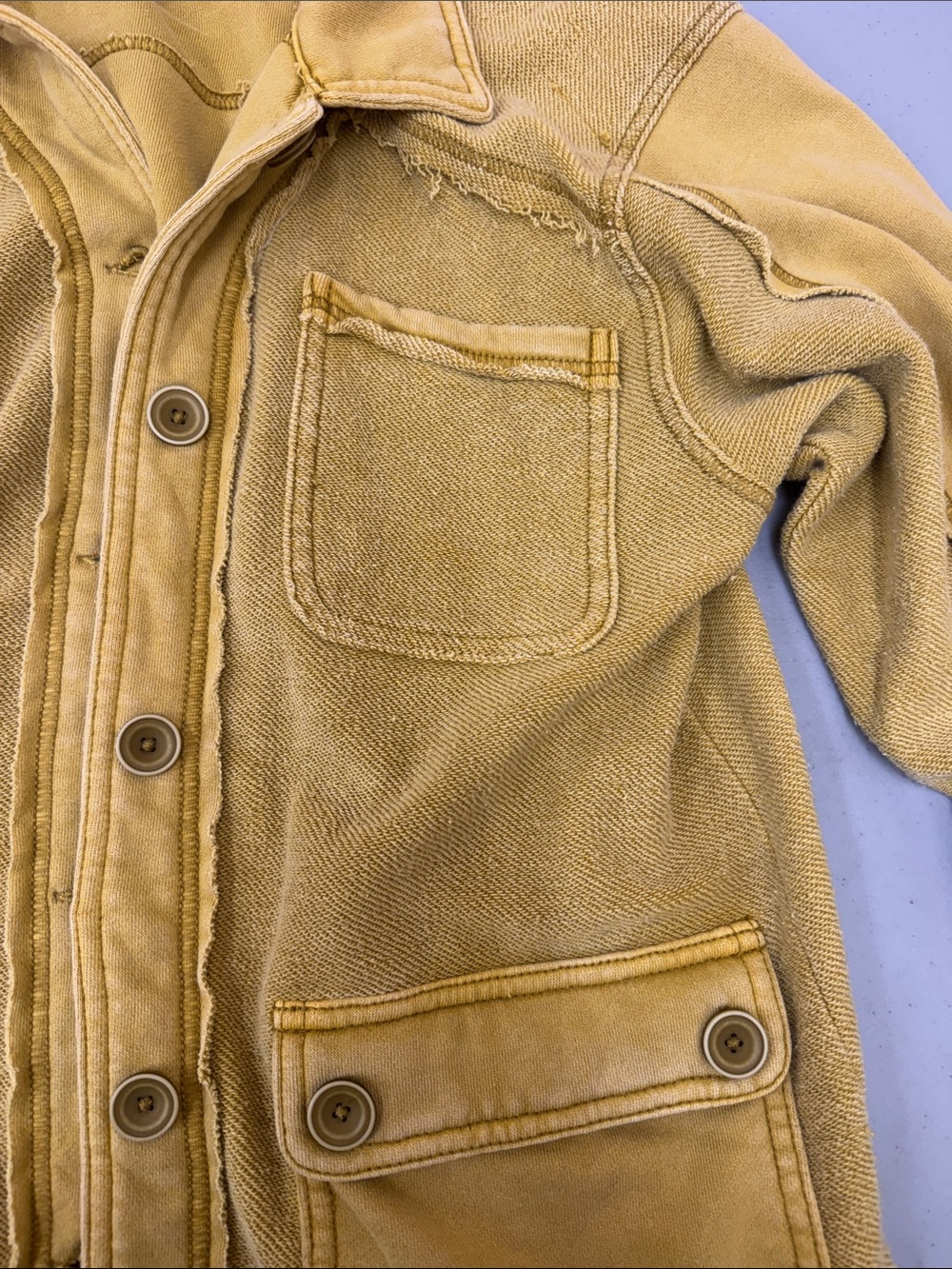 Pilcro Yellow Utility Jacket - Picture 2 of 9